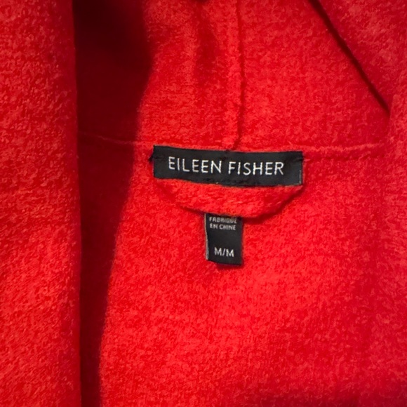 Eileen Fisher Vibrant Red Blazer - Picture 2 of 3